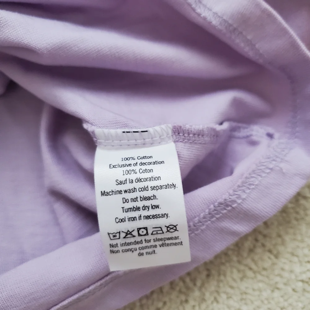 Janie and Jack Girls' Purple Flower Embroidered Collar Long Sleeve Shirt sz4